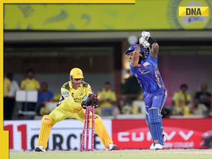 Watch: 43-year-old MS Dhoni pulls off lightning-fast stumping to dismiss Suryakumar Yadav in MI vs CSK IPL 2025 clash