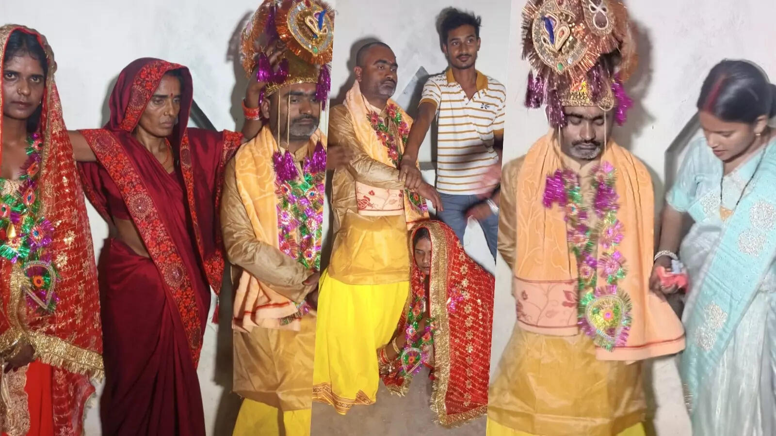 दूल्हे के चेहरे पर मायूसी, पैर पकड़ रही दुल्हन; शादी के बाद भारी टेंशन में क्यों दिखे बिहार के सरका