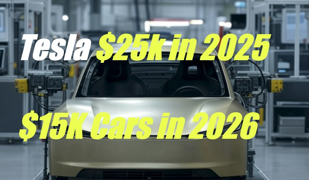 HUGE Changes in Tesla Factories for $25K Cars in 2025 and $15K in 2026