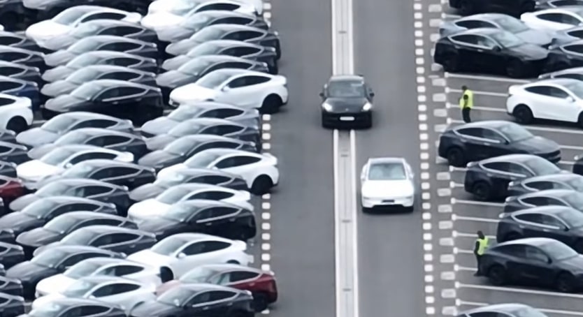New Cars at Tesla GigaBerlin Are Driving Without Human Drivers