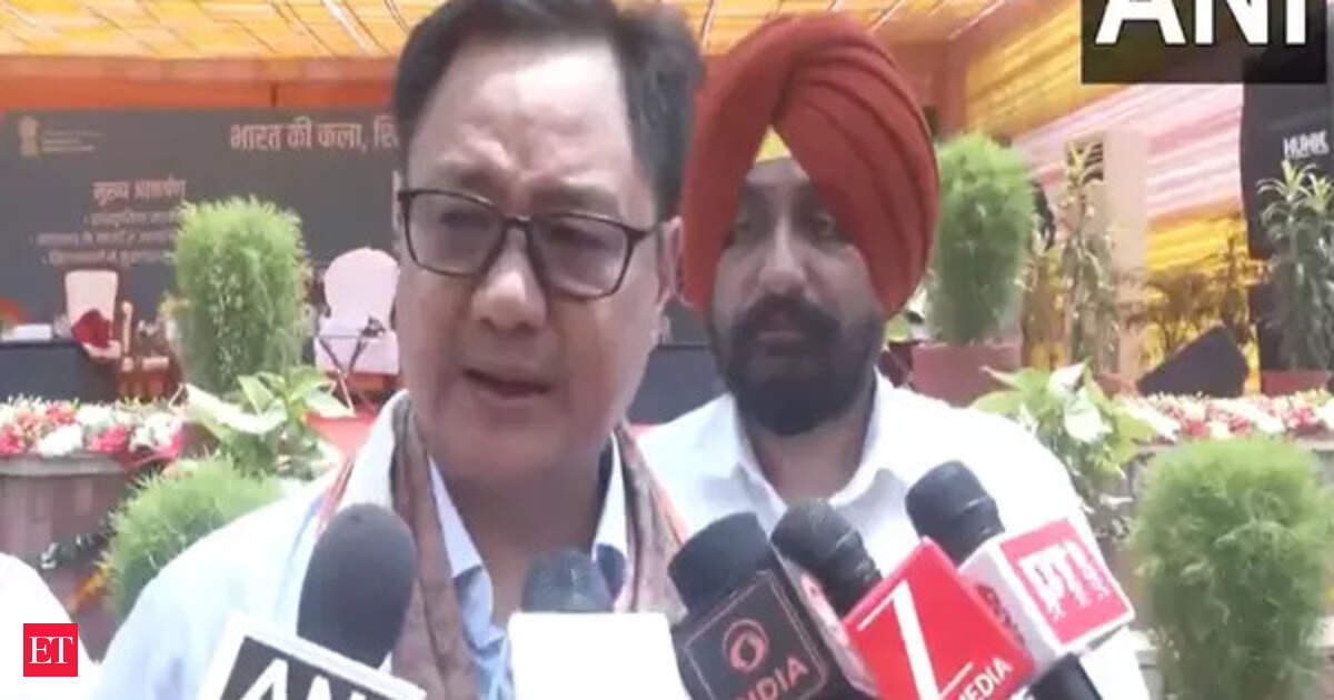 ‘Congress saddened when country moves ahead’: Kiren Rijiju