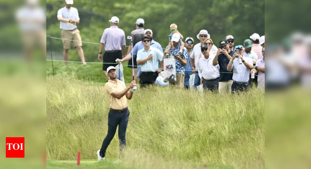 US Open golf: Sam Burns fires 65 to grab lead at Oakmont as big names stumble