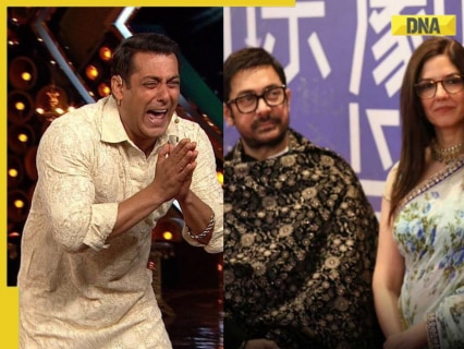 Viral video: Salman Khan mocks Aamir Khan for dating Gauri Spratt after divorcing Reena Dutta, Kiran Rao: ‘Jab tak marriage ko…’