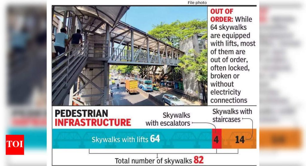 Bengaluru plans 8 more skywalks despite existing ones underutilised