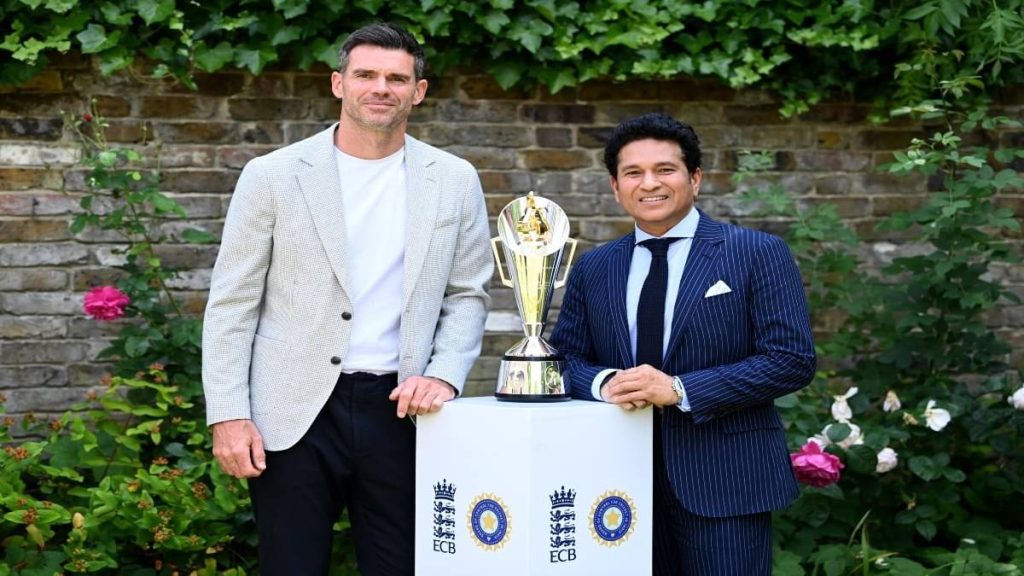 ECB Puts All Controversies And Reservations To Rest, Unveils The Anderson-Tendulkar Trophy In The Presence Of Two Test Stalwarts | WATCH