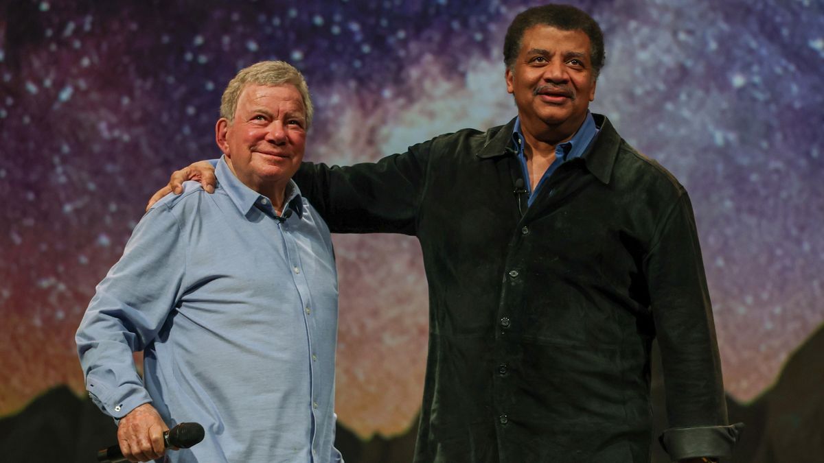 ‘Star Trek’ actor William Shatner and astrophysicist Neil deGrasse Tyson’s space bromance takes off in new ‘The Universe Is Absurd’ show