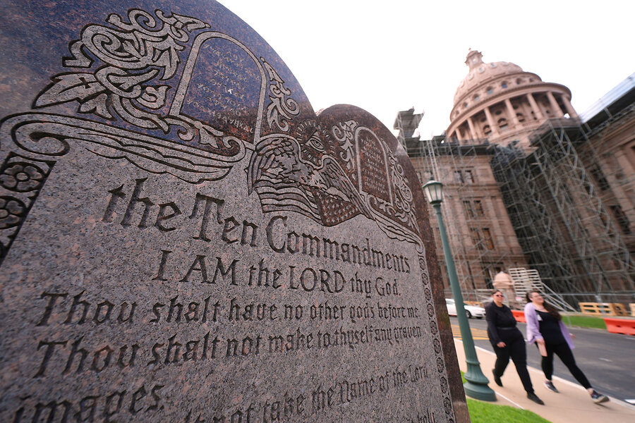 New Texas law mandates Ten Commandments in public schools. Next stop, the courts.