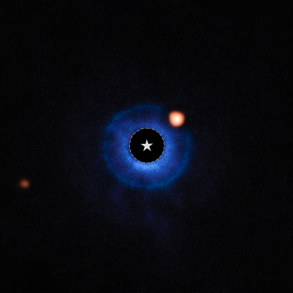 Webb Detects Saturn-Mass Exoplanet Candidate around Young Star TWA 7
