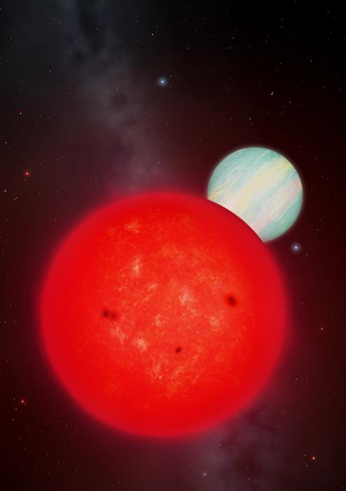 A Giant Planet Forming Around a Small Star Creates Cosmic Mystery