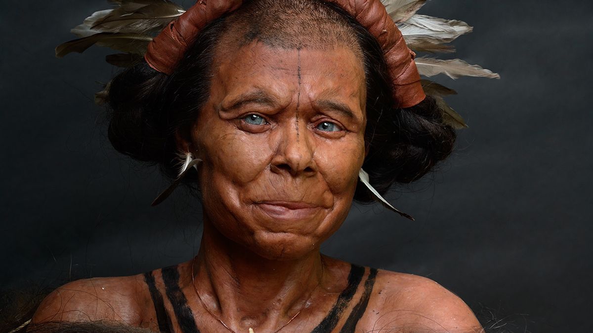 See the stunning reconstruction of a Stone Age woman who lived 10,500 years ago in Belgium