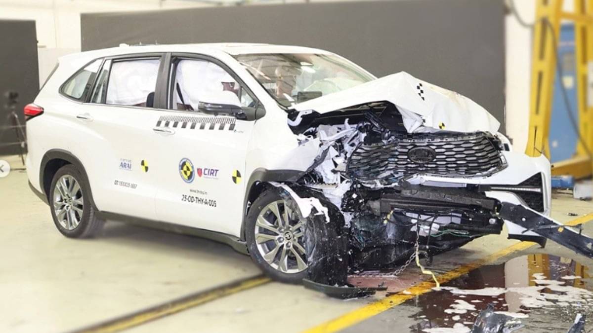 Toyota Innova Hycross Now Among Safest MPVs With 5-Star Bharat NCAP Rating