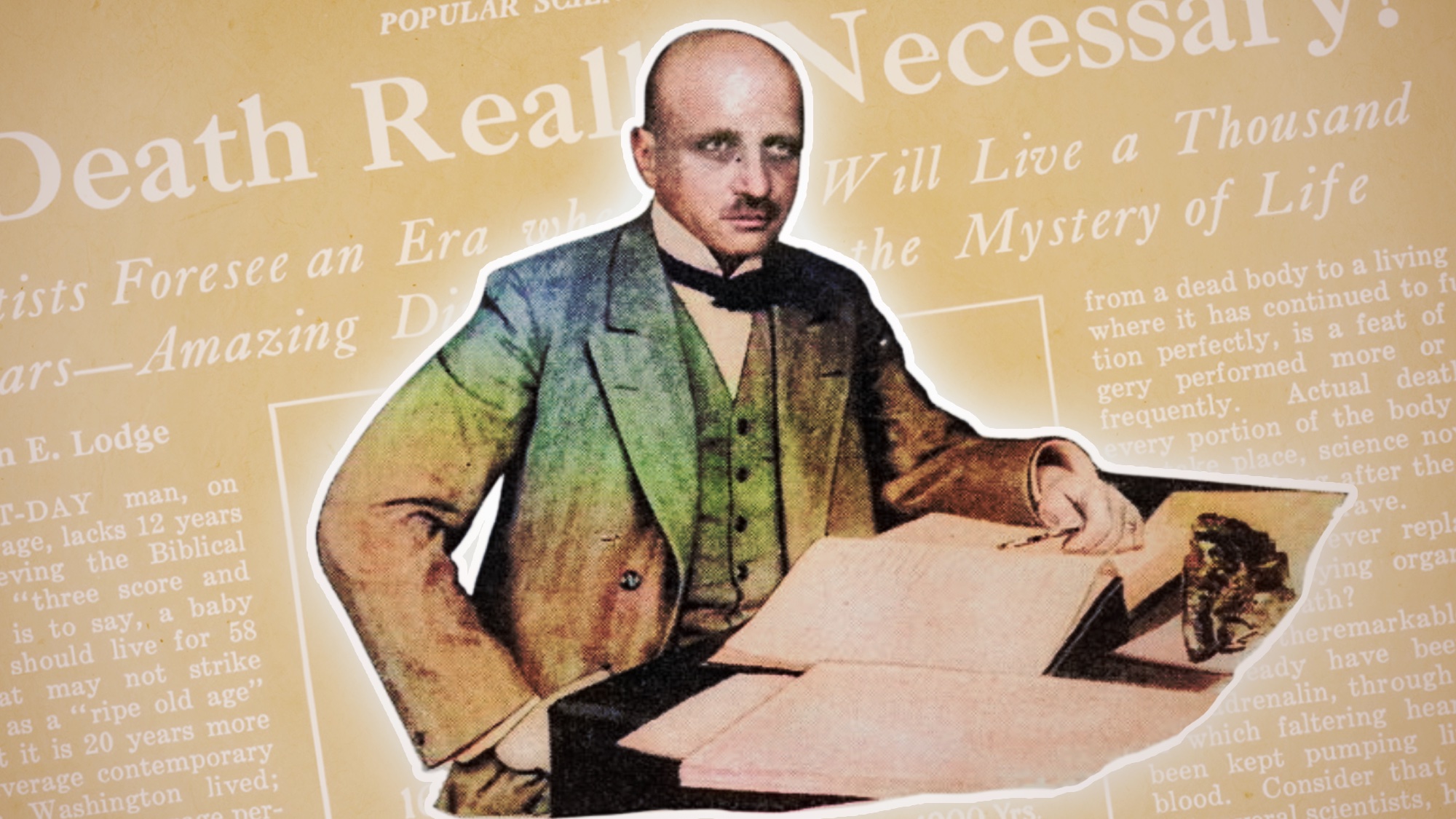 100 years ago, scientists predicted we’d live to 1,000 years old