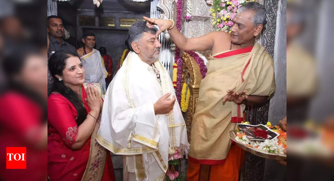 Efforts may fail but not prayers, says DKS on his CM ambition