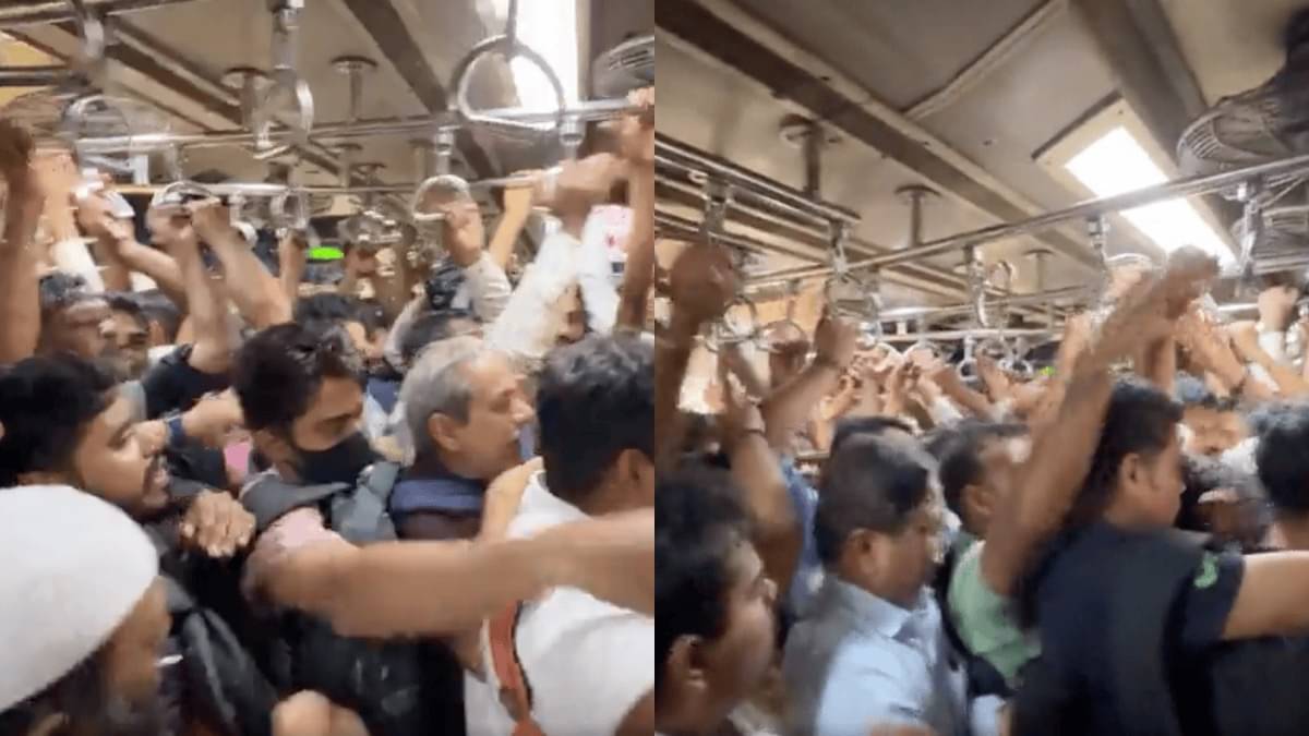 Viral Video Shows Mumbai Local Train Struggle, Mumbaikars Call It ‘Spirit of Mumbai’