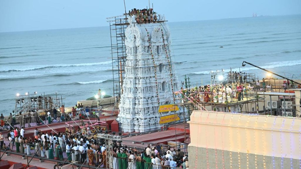 Tiruchendur Subramanya Swamy temple consecration witnessed by thousands after 16 years