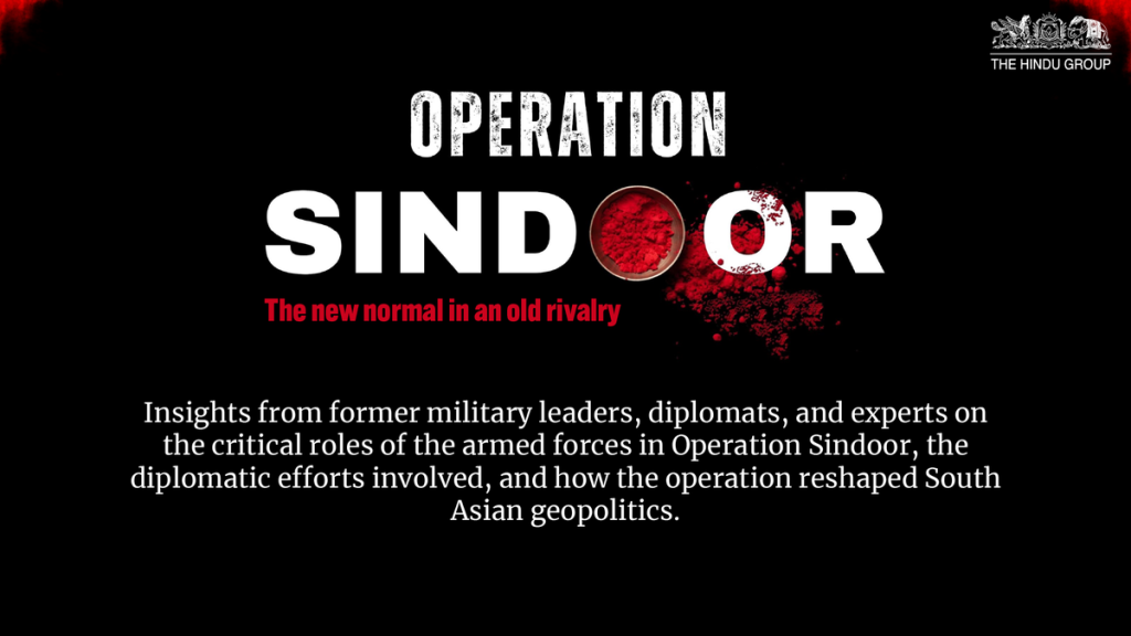 Operation Sindoor: Tradition Meets Modern Reality