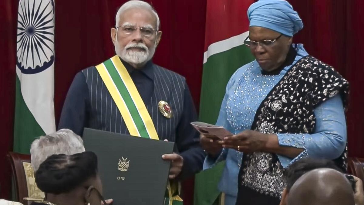pm-modi-conferred-with-namibia’s-highest-civilian-award