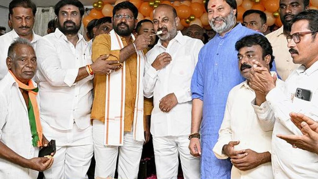 Bandi Sanjay Offers Prayers at Tirumala