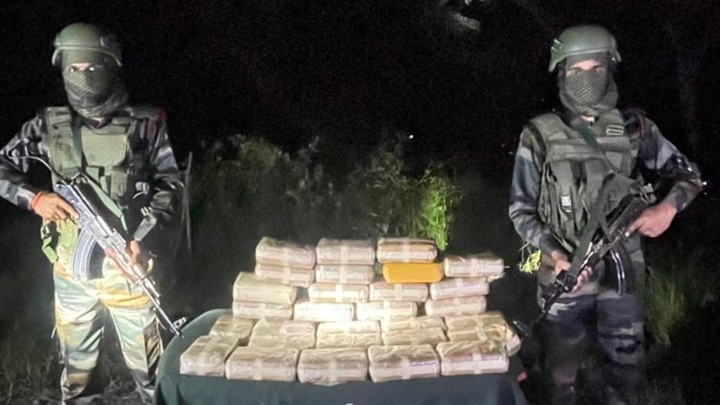 Assam Rifles Seize ₹112 Crore Worth of Illegal Meth in Mizoram's Champhai