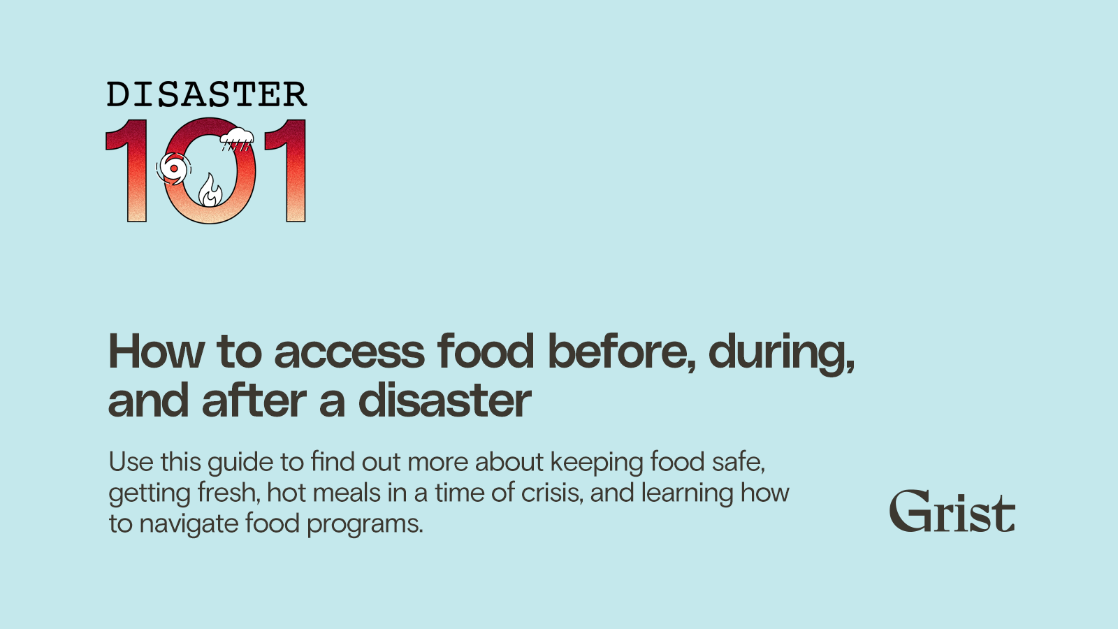 How to access food before, during, and after a disaster