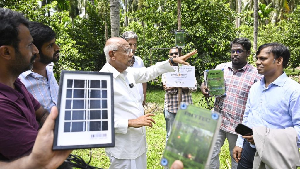 Pollachi Farmers Use Climate Sensors to Explore Crop Alternatives