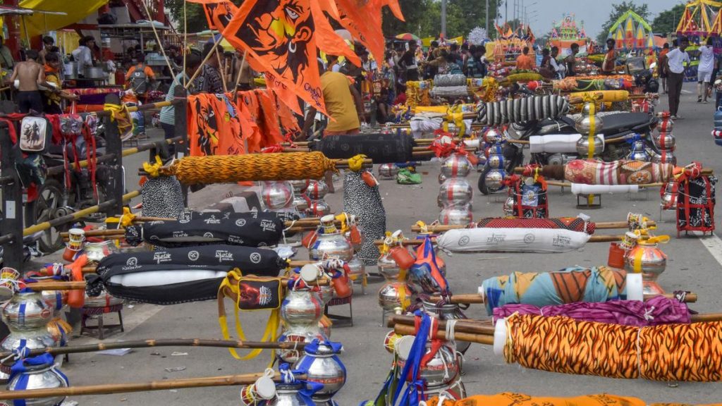U.P. Expects 60 Million Devotees for Kanwar Yatra