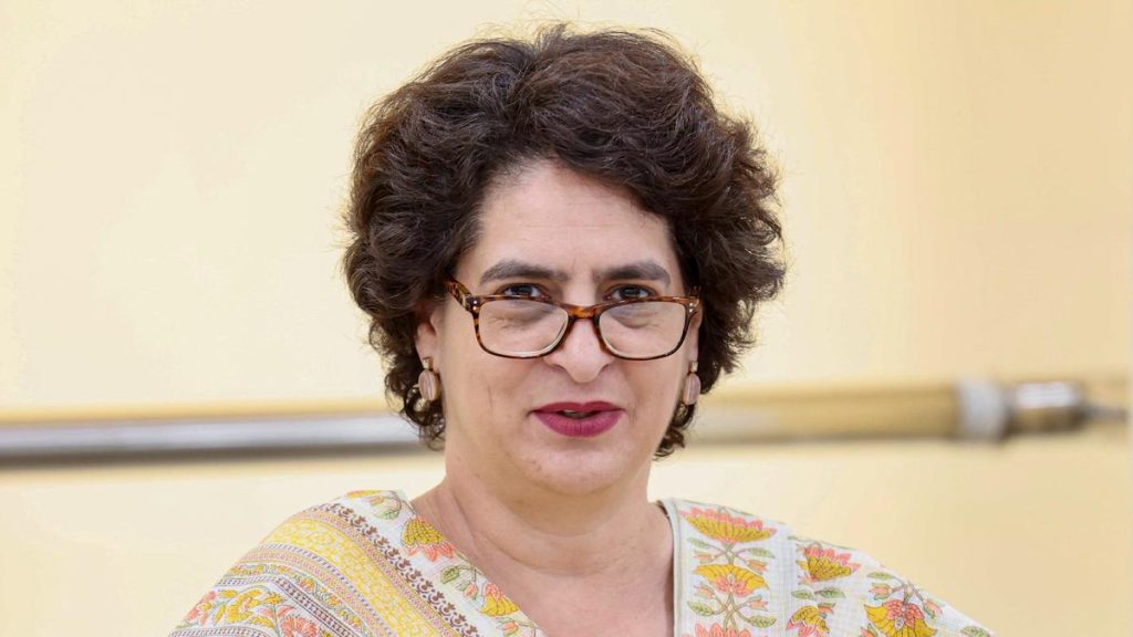 Priyanka questions U.P. school merger decision, calls it directed against Dalits, backwards