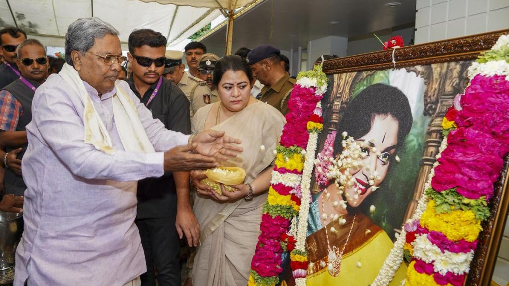 Saroja Devi to Be Laid to Rest with Full State Honours: Karnataka CM