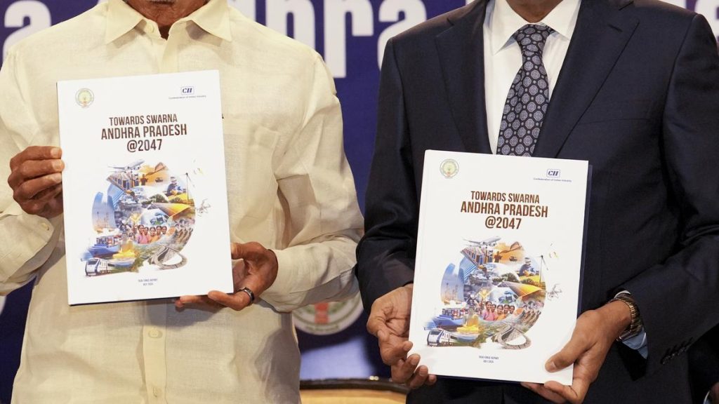 Naidu Unveils Task Force Report on Andhra Pradesh's Economic Growth