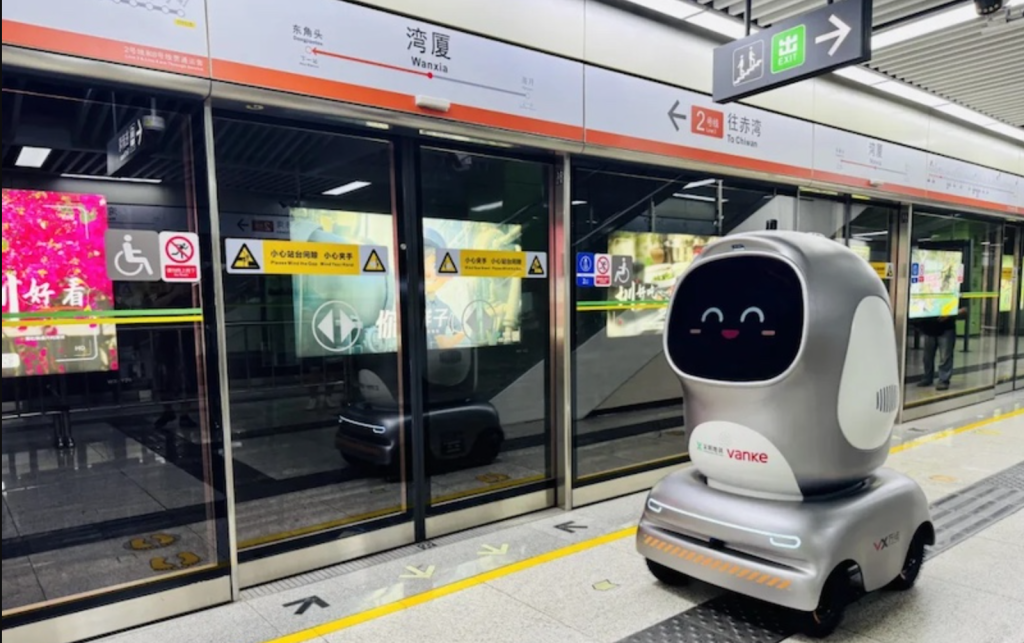 Robots in China are riding the subway to make 7-Eleven deliveries
