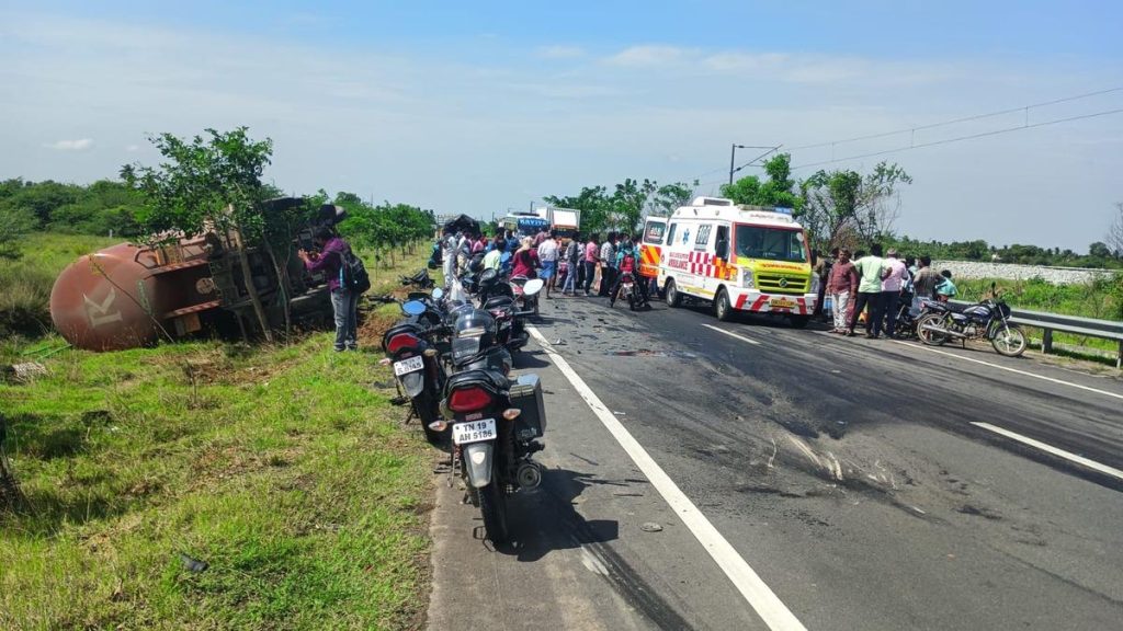 Tragic Road Accident Claims Lives of Woman, Husband, and Son