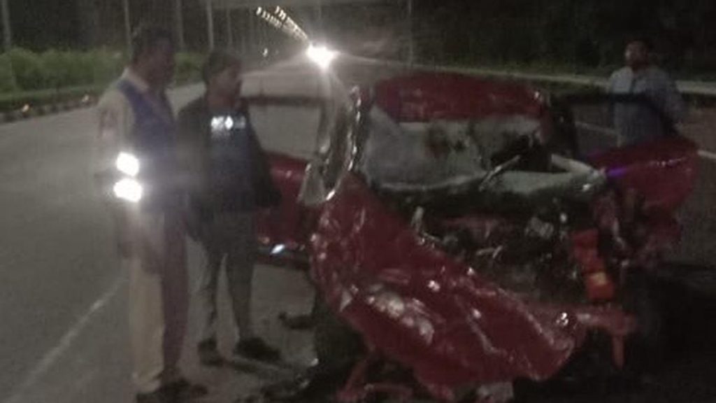 Three killed, one injured in accident in ORR near Bonguluru exit