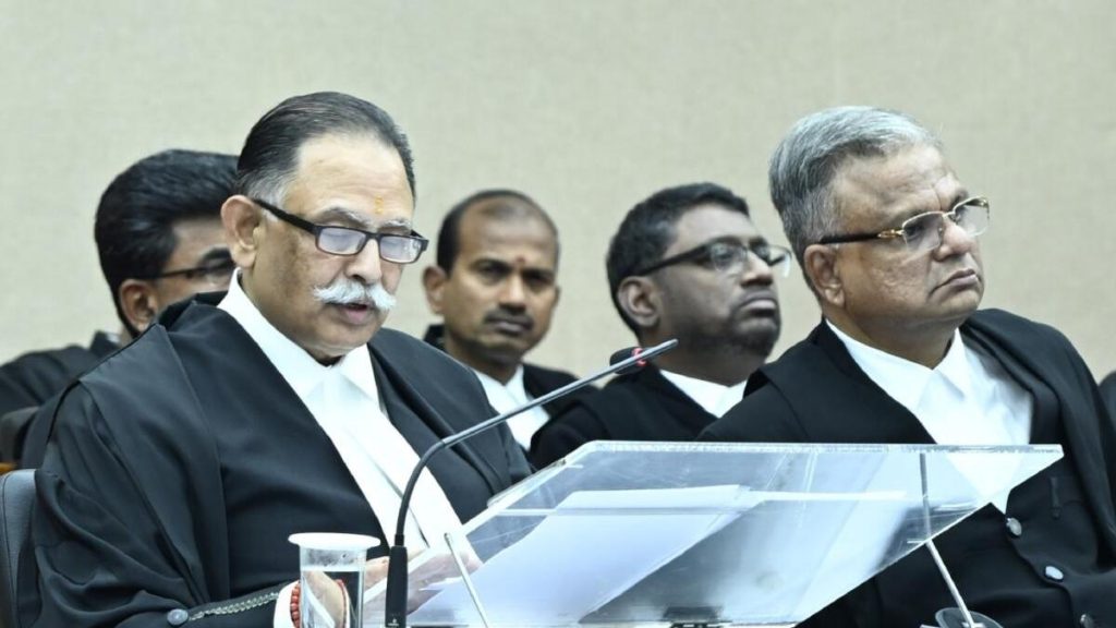 Madras High Court bids adieu to Chief Justice K.R. Shriram