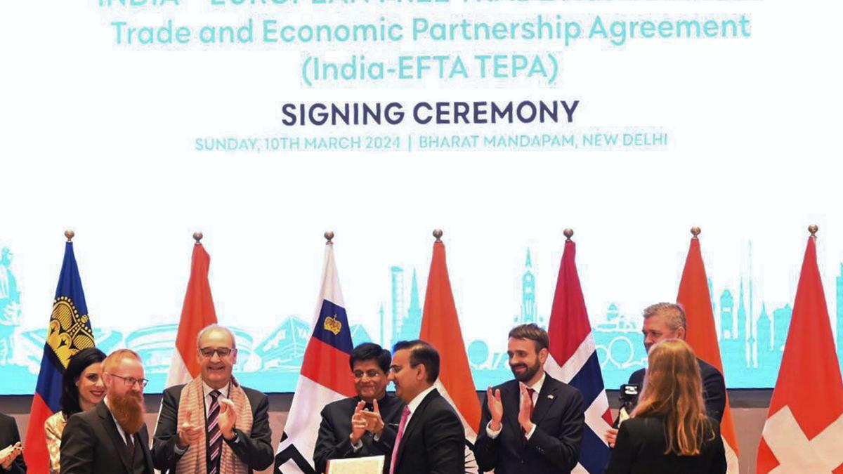 india-efta-trade-pact-to-be-implemented-from-october-1:-piyush-goyal