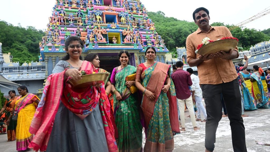 Vijayawada's Kanaka Durga Temple Releases Sravanam Ritual Schedule