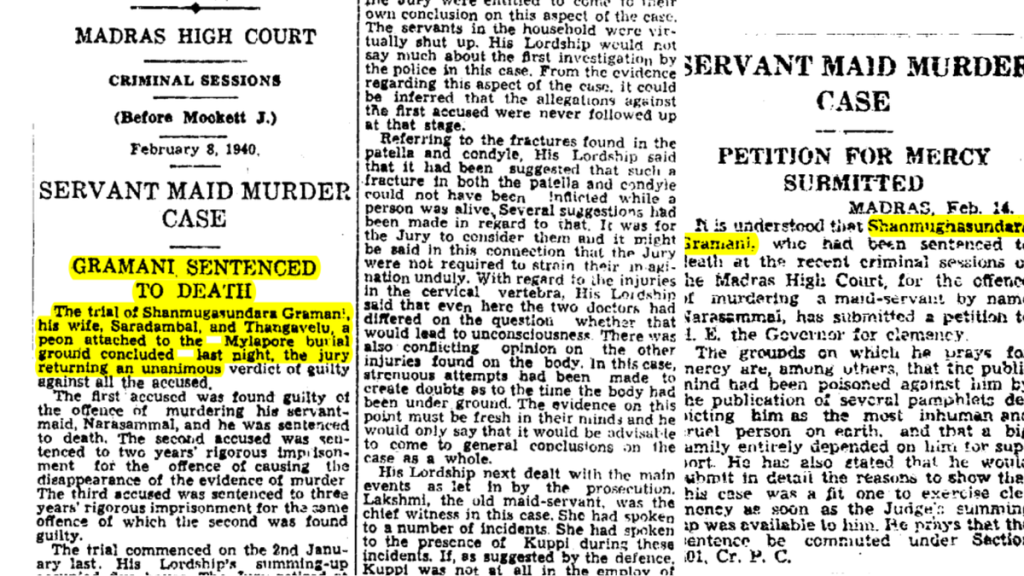 Chennai Toddy Shop Owner Sentenced to Death for Cook's 1940 Murder