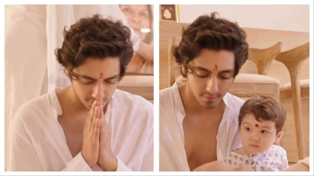 Saiyaara actor Ahaan Panday’s adorable puja video with nephew River makes fans go ‘aww’: ‘Cutest duo’