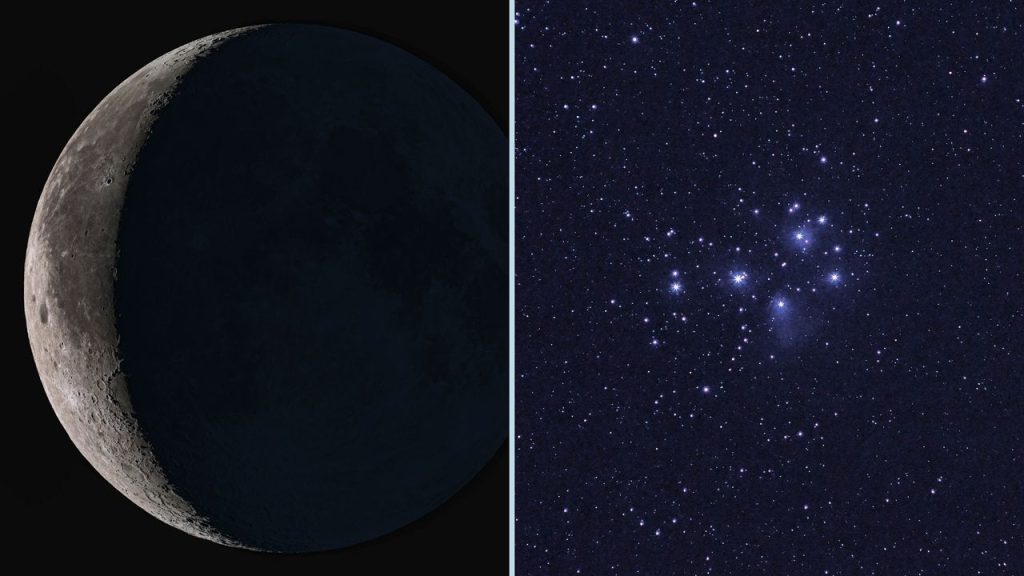 See the moon cross the Pleiades for the last time this year on July 20