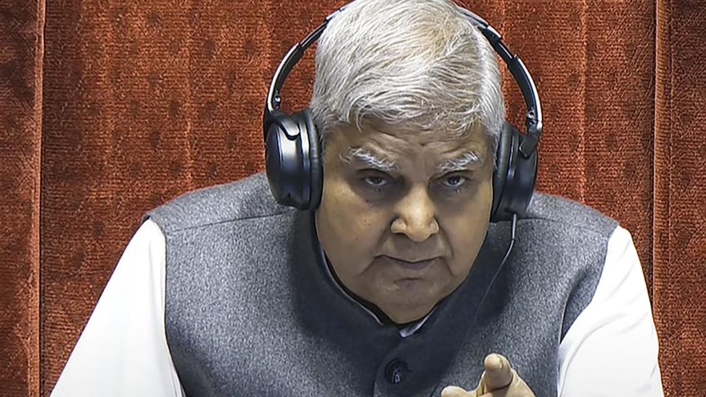 Prioritise national interest over politics, V-P Dhankhar tells parties