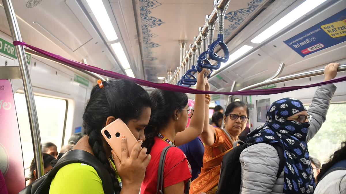 l&t-metro-rail-hyderabad-records-25%-growth-in-ridership;-revenue-drops-by-21%