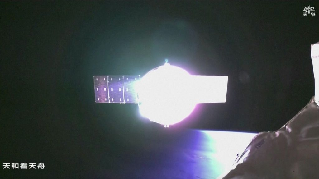 See Tianzhou 9 cargo mission dock at China’s Tiangong space station (video)