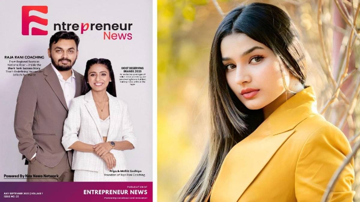 Entrepreneur News Magazine Unveils July-September 2025 Edition Featuring Raja Rani Coaching and India’s Rising Business Icons
