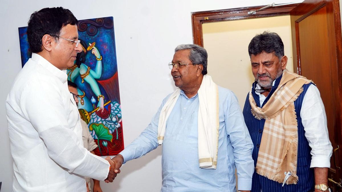 questions-on-siddaramaiah’s-tenure-as-cm-persist;-leaves-for-delhi-along-with-dks