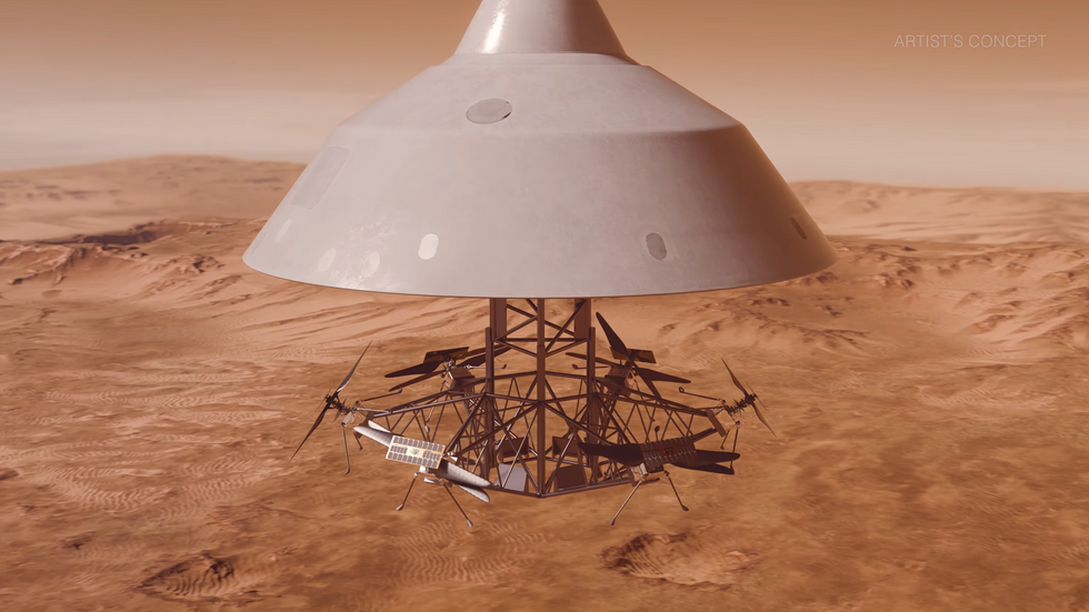 Video Friday: Skyfall Takes on Mars With Swarm Helicopter Concept