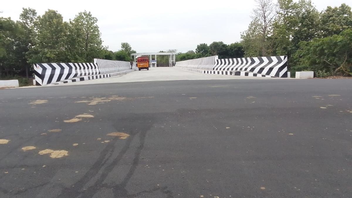 new-bridge-across-the-vettaaru-near-central-university-opened-for-public