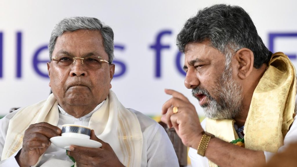 Aides of Siddaramaiah, D.K. Shivakumar clash at Delhi’s Karnataka Bhavan