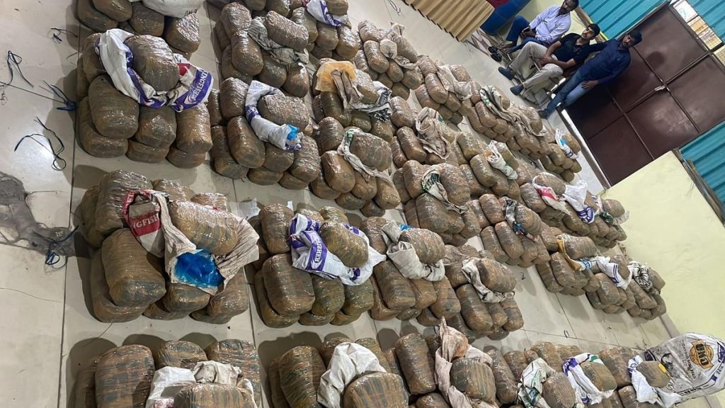 Telangana’s EAGLE seizes 935 kilograms of marijuana worth ₹5 crore