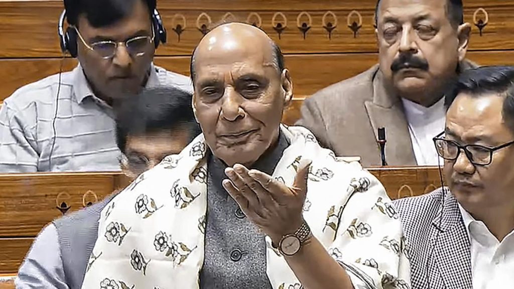 Operation Sindoor debate in Lok Sabha: Operation Sindoor non-escalatory; hit terror sites hard, says Rajnath