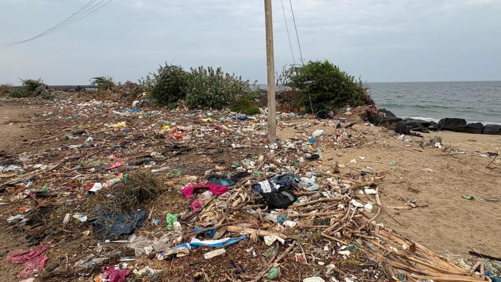 Poompuhar Beach Struggles with Waste as Historic Charm Fades