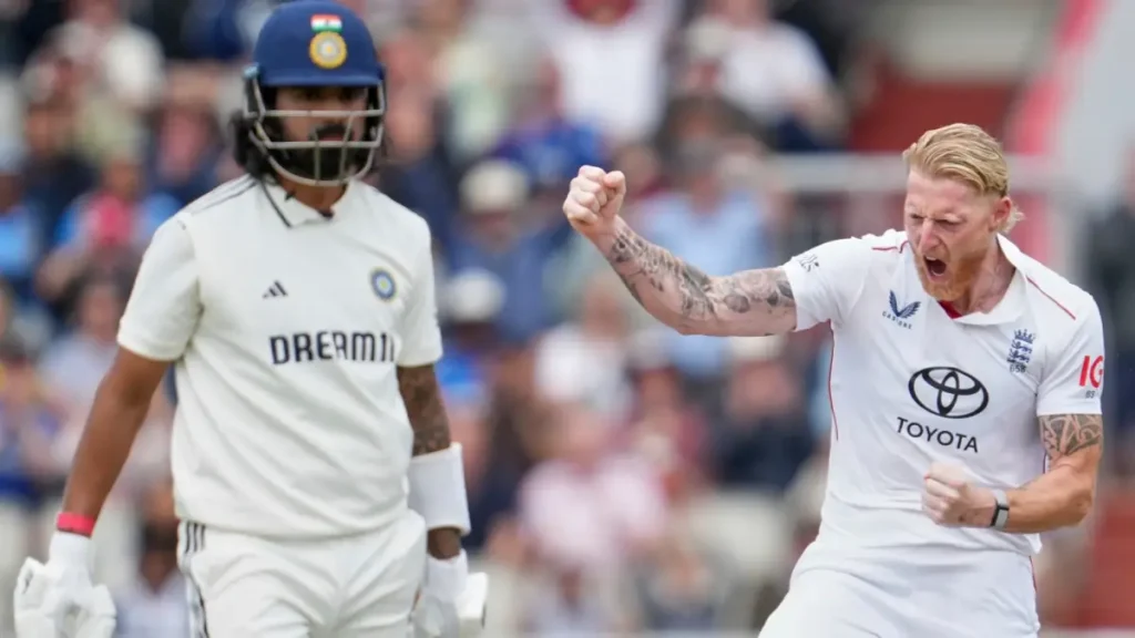 IND vs ENG: Ben Stokes Gets First Breakthrough of The Day, Dismisses KL Rahul Despite Suffering Shoulder Pains